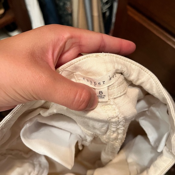 Off white crop flare jeans - Picture 3 of 4